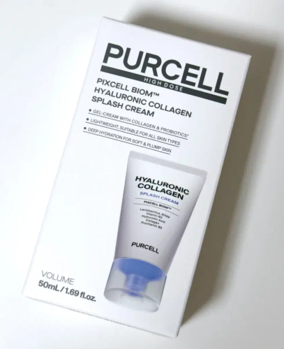 PURCELL Pixcell Biomе Hyaluronic Collagen Splash Cream Лёгкий сплэш-крем с коллагеном, пептидами и пробиотиками