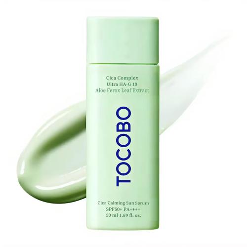 Tocobo Cica Calming Sun Serum SPF50+ PA++++ Успокаивающая солнцезащитная сыворотка 