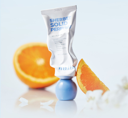 Nuibе Sherbet Solid Perfume 001 Lily Cotton  Духи с текстурой шербета 