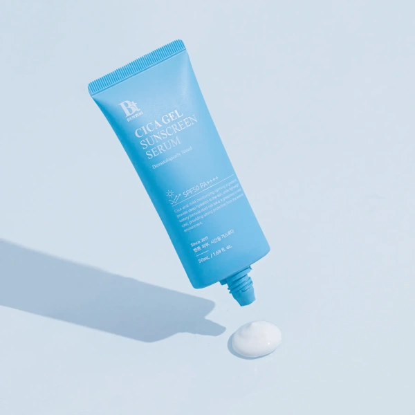 CICA Gel Sunscreen Serum SPF50/PA++++ Охлаждающий солнцезащитный крем                               