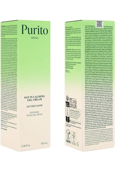 Purito Seoul Oat In Calming Gel Cream Успокаивающий гель-крем с овсом