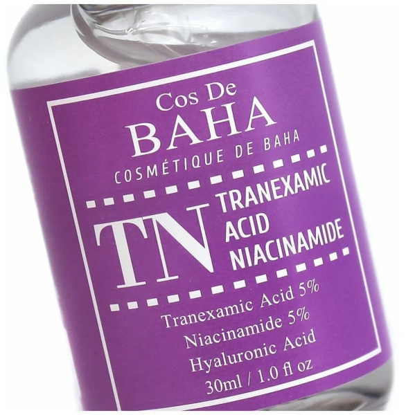 Cos De Baha Tranexamic Serum  Осветляющая сыворотка с транексамовой кислотой 5%