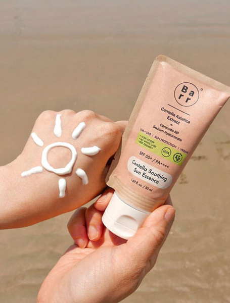 Barr Centella Soothing Sun Essence SPF50+ PA++++ Солнцезащитный крем для чувствительной кожи