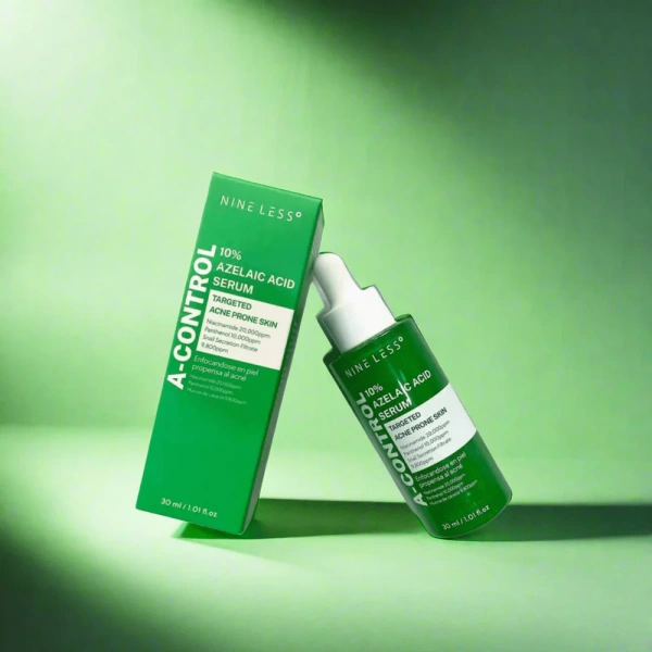 NINELESS A-Control 10% Azelaic Acid Serum Укрепляющая ампульная сыворотка с пробиотиками