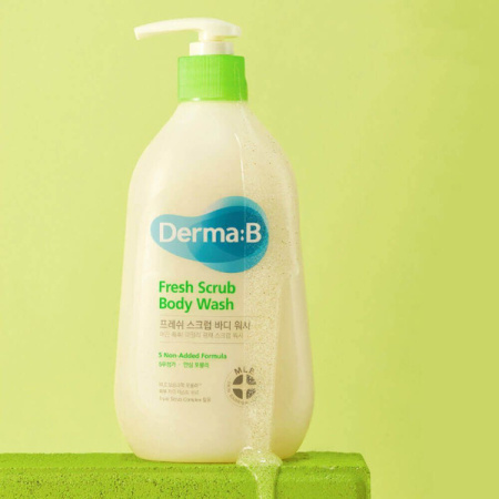 Derma:B Fresh Scrub Body Wash  Ламеллярный освежающий гель-скраб для душа